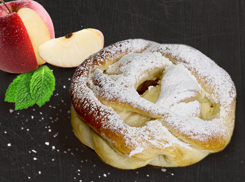 Булочка с яблоком Булочка с яблоком